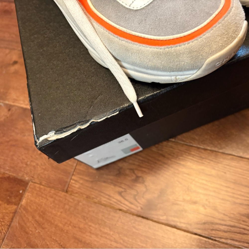 Chanel Leather & Suede Sneakers - Picture 13 of 16